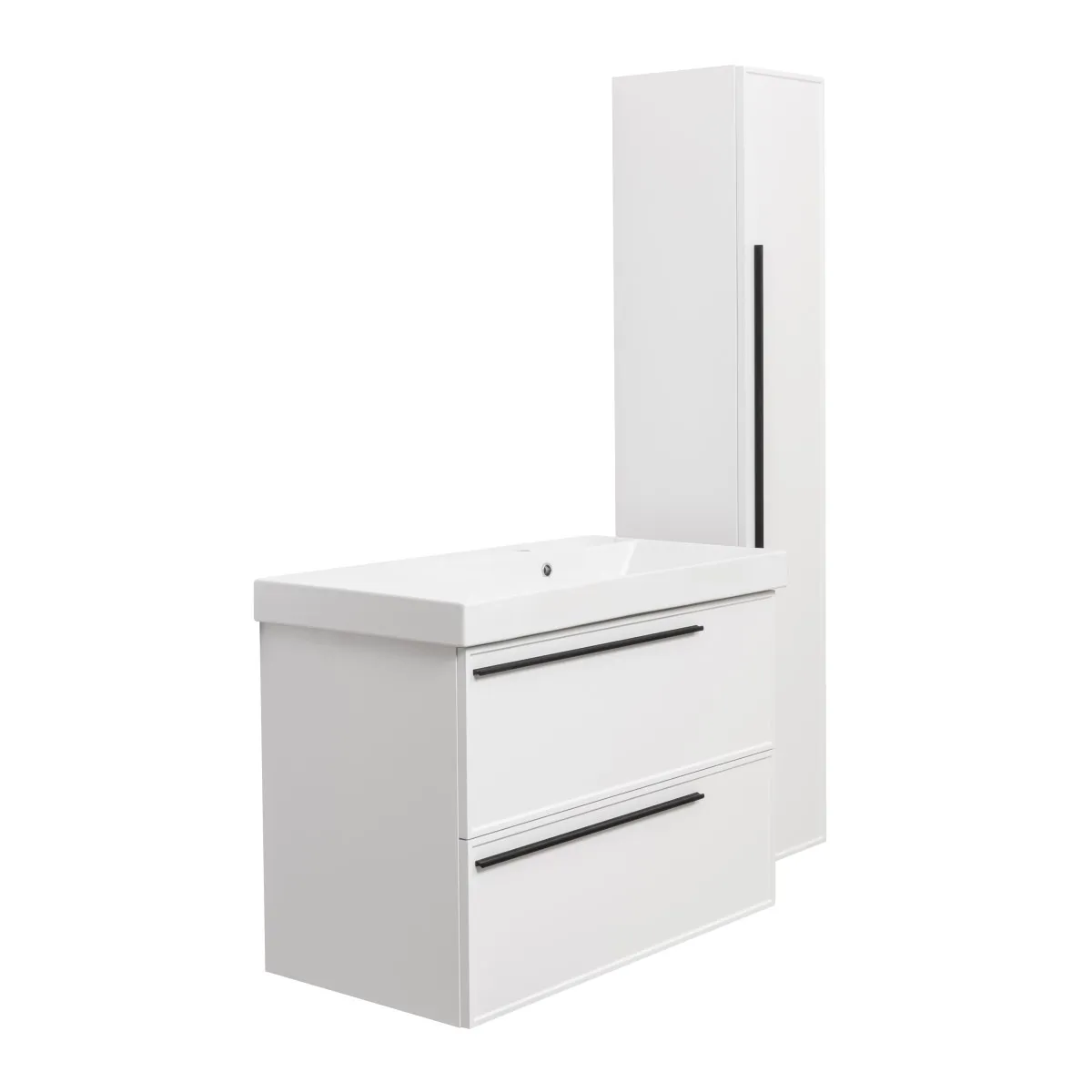 Тумба под раковину подвесная La Fenice Elba TWIN FNC-01-ELB-B-90-2, белая