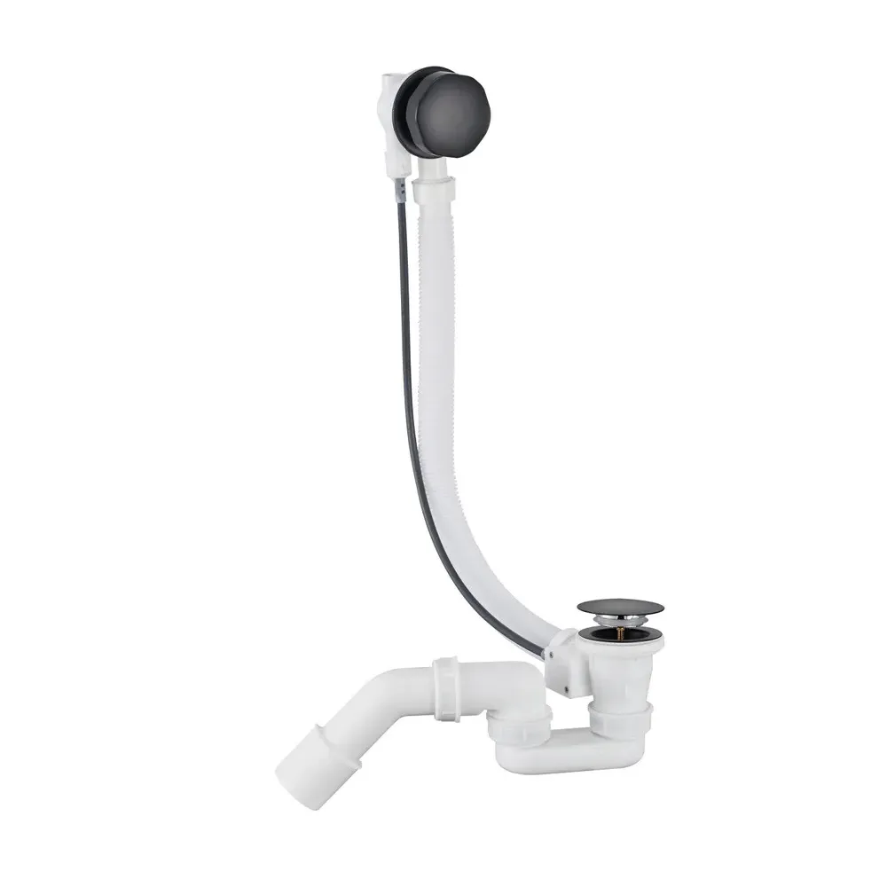 Слив-перелив (полуавтомат) Grocenberg GB240BL, черный