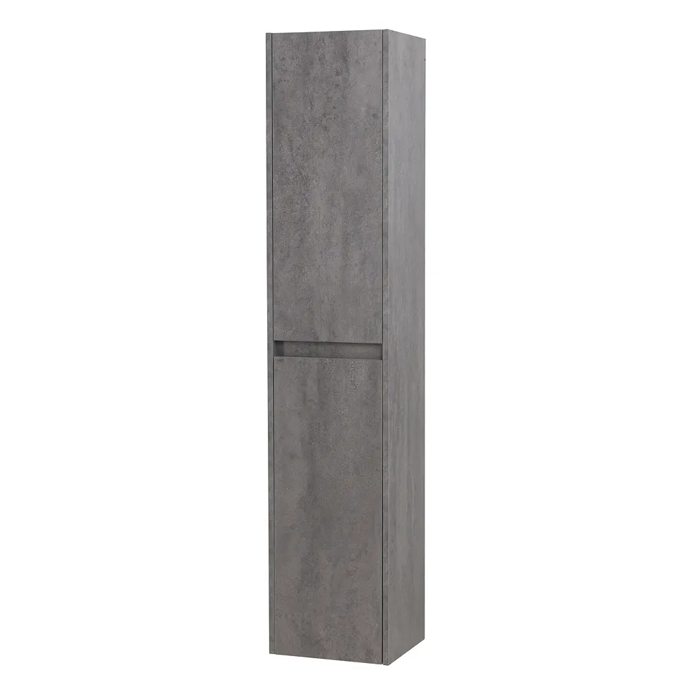 Шкаф подвесной BelBagno Kraft 330х1600х300 мм, Cemento Grigio (KRAFT-1600-2A-SC-CG-L)