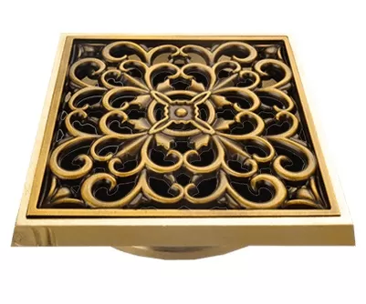 Решетка BRONZE DE LUXE "Узоры" для трапа (21962)
