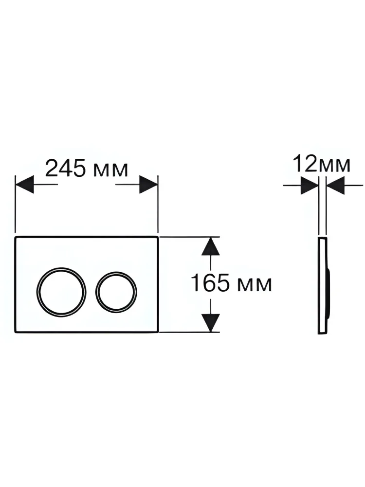 SET AQUATEK ЕВРОПА-019 4в1 (рама AQUATEK Standard INS-0000012 с клавишей KDI-0000019 и крепежом KKI-0000002+унитаз AQ1901-00 с тонким сиденьем sc)