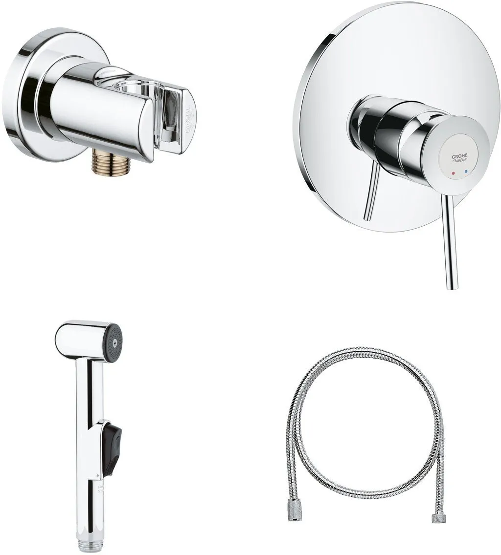 Набор для гигиенического душа Grohe BauClassic 124434