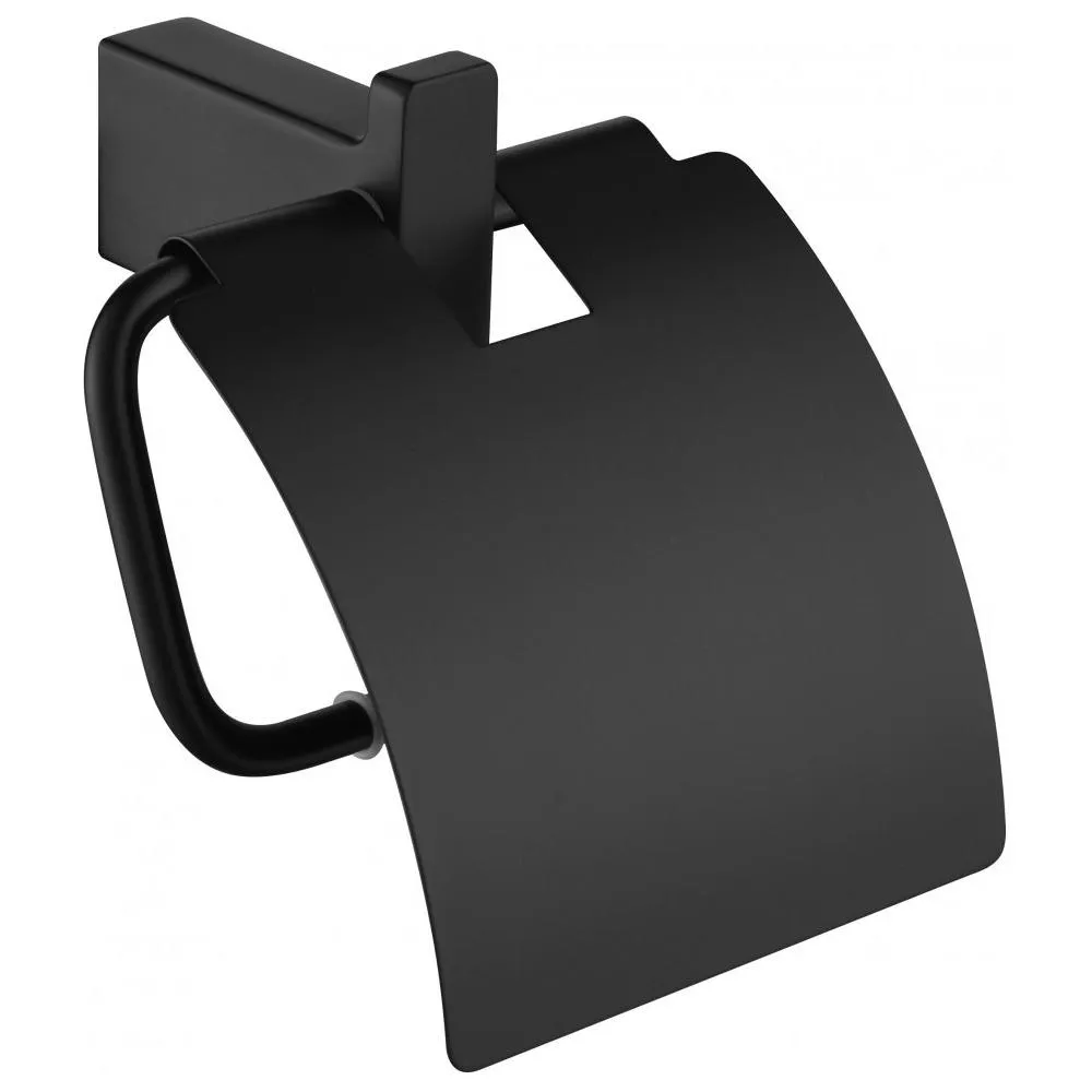 Держатель для туалетной бумаги Grocenberg AC0029BL, черный