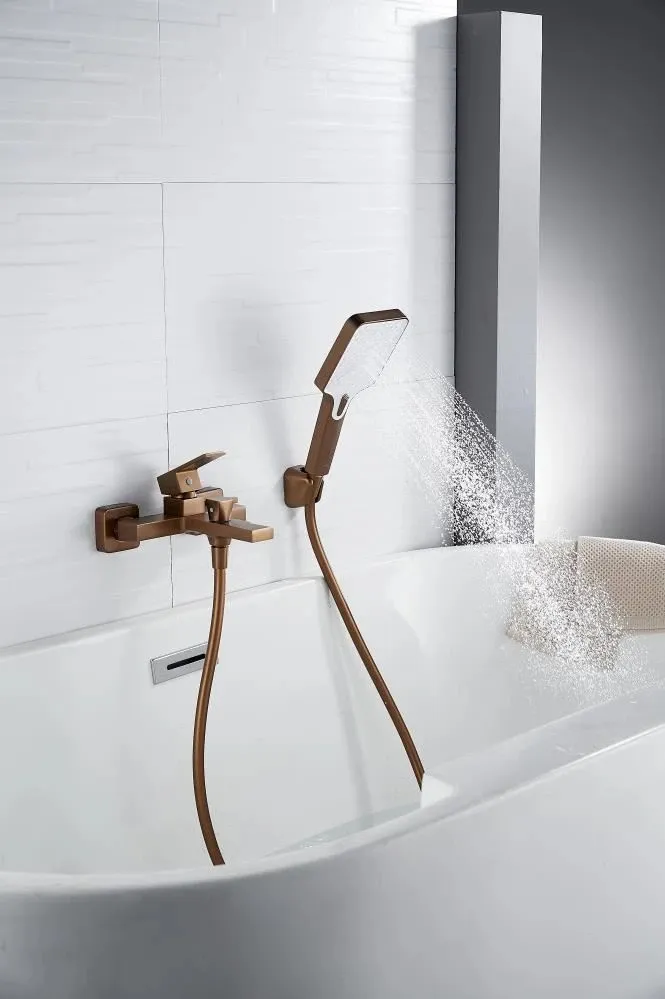 Смеситель для ванны Knotlor KN-22/RB, бронза