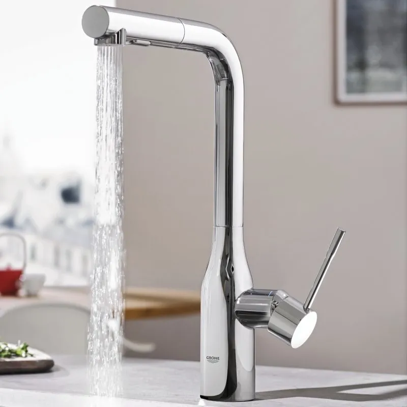 Смеситель для кухни GROHE Essence New выдвижной излив, хром (арт. 30270000)