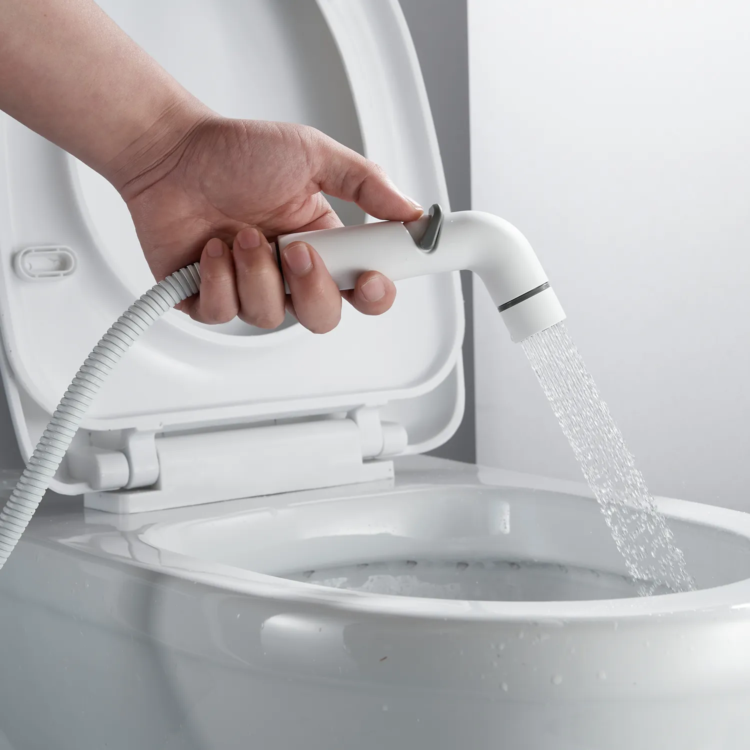 Гигиенический душ со смесителем Shevanik S4305C, белый