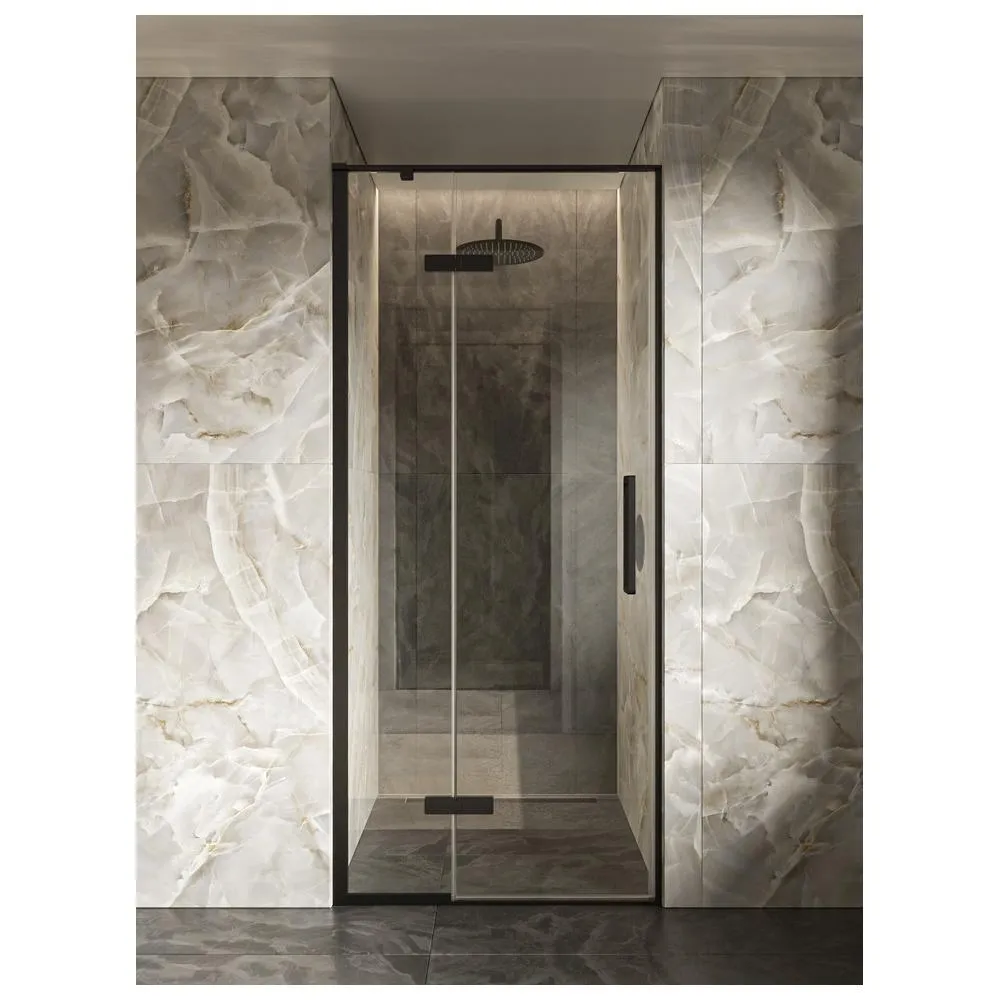 Душевая дверь в нишу Knotlor HDIP090CG0BL 90х200, черный