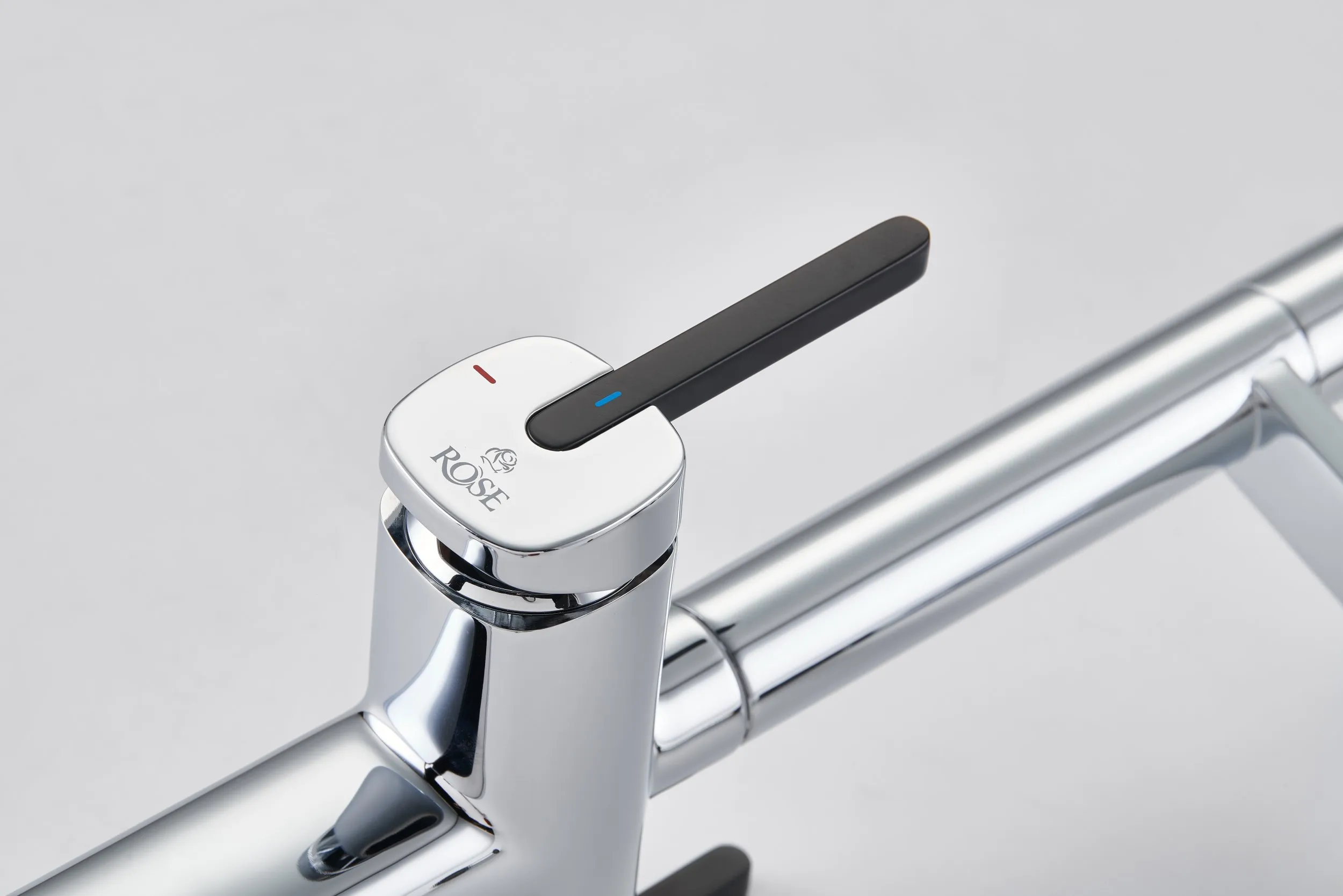 Смеситель для кухни с подключением фильтра для воды Rose R358, хром