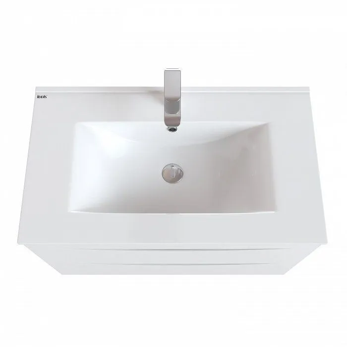 Тумба с раковиной IDDIS Cloud 80 подвесная белая (CLO80W0i95K)
