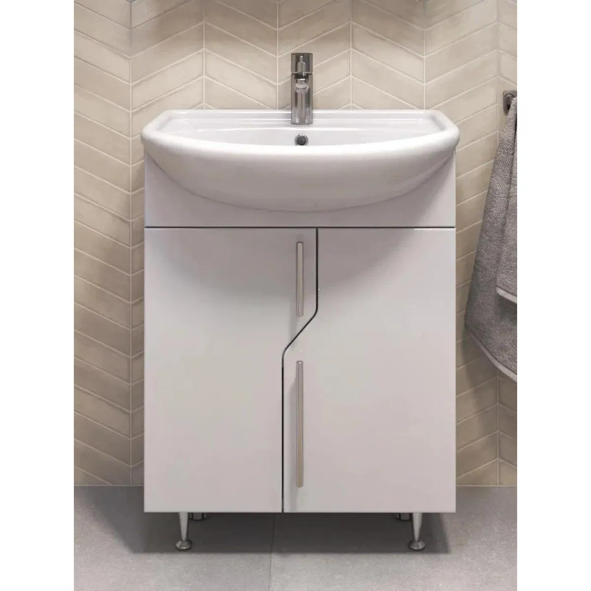 Тумба с раковиной напольная VIGO Turin 226, 60 см