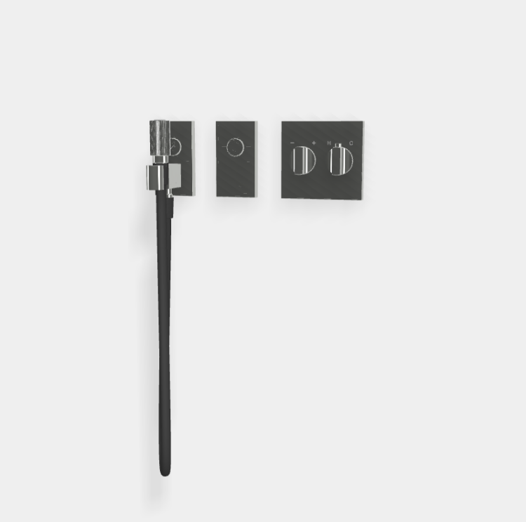 Смеситель для душа Fima Carlo Frattini Switch, на 2 потребителя, хром (F5945CR)