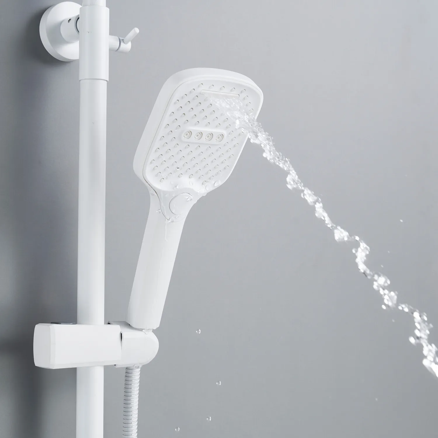 Душевая система Shevanik S4036C, белый