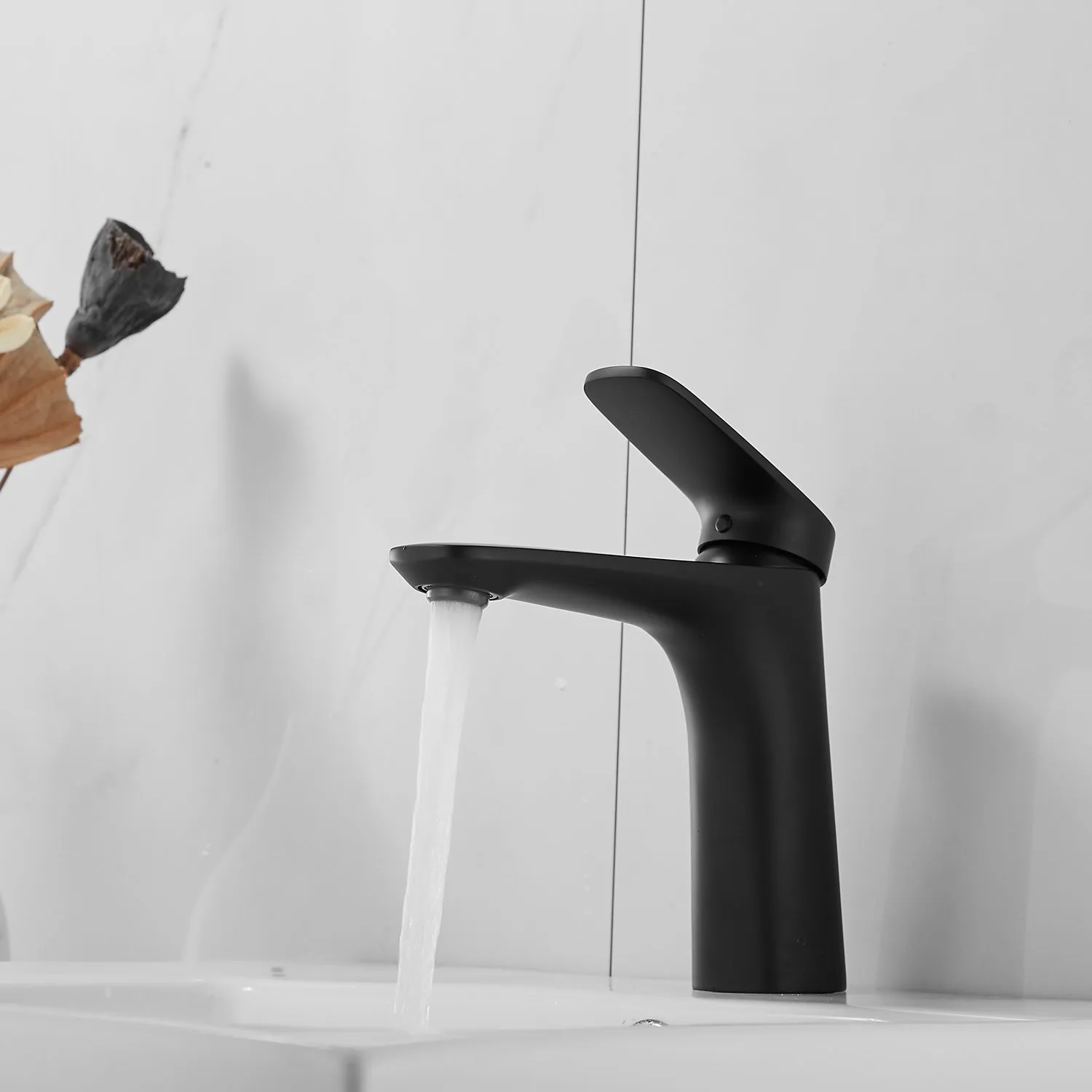 Смеситель для раковины Raffine F0185H, черный