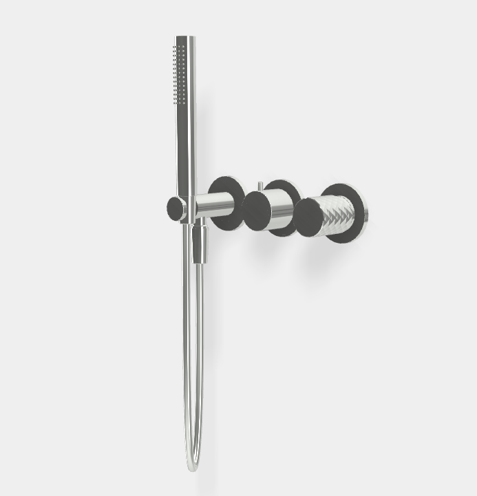 Смеситель для душа Fima Carlo Frattini Spillo Tech, X Collection, на 2 потребителя, хром (F3049TWX8XCR)