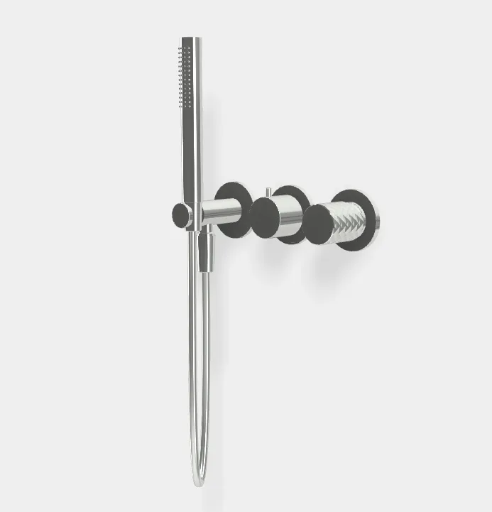 Смеситель для душа Fima Carlo Frattini Spillo Tech, X Collection, на 2 потребителя, хром (F3049TWX8XCR)