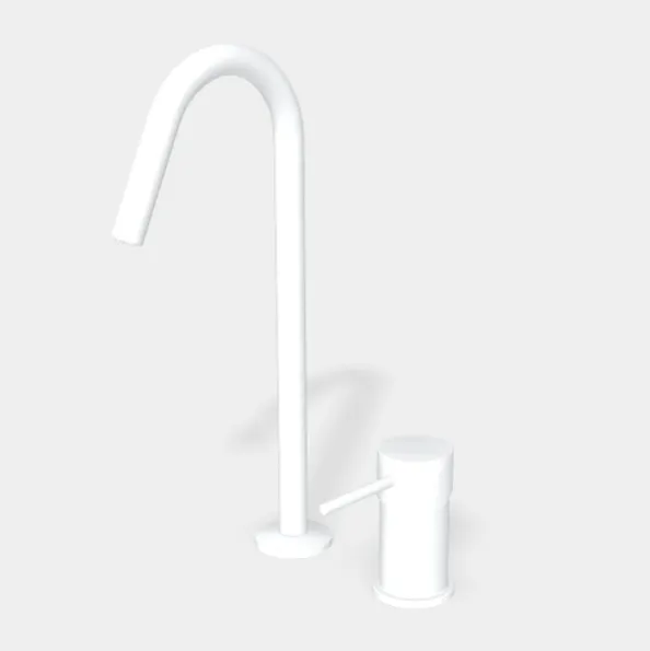 Смеситель для раковины Fima Carlo Frattini Spillo Up, белый матовый (F3271NCBS)