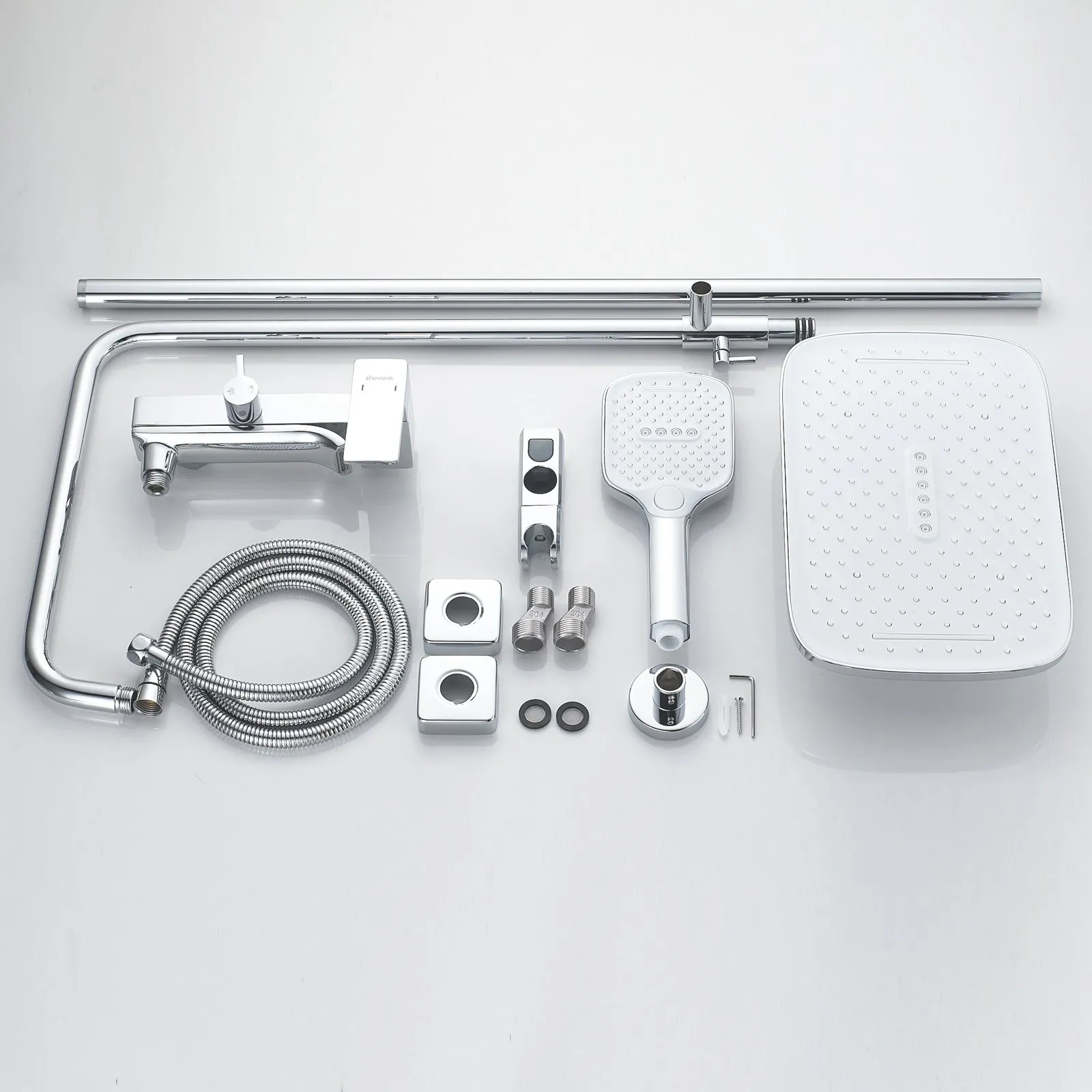 Душевая система Shevanik S4036, хром