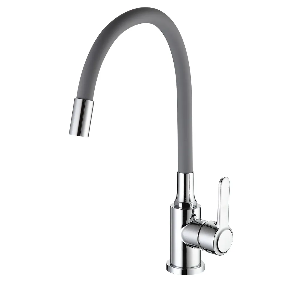 Смеситель для кухни с гибким изливом FRUD R42052-31, хром