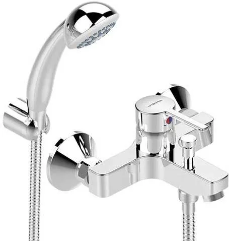 Смеситель Vidima Logik для ванны/душа, душевой гарнитур в комплекте (BA279AA)