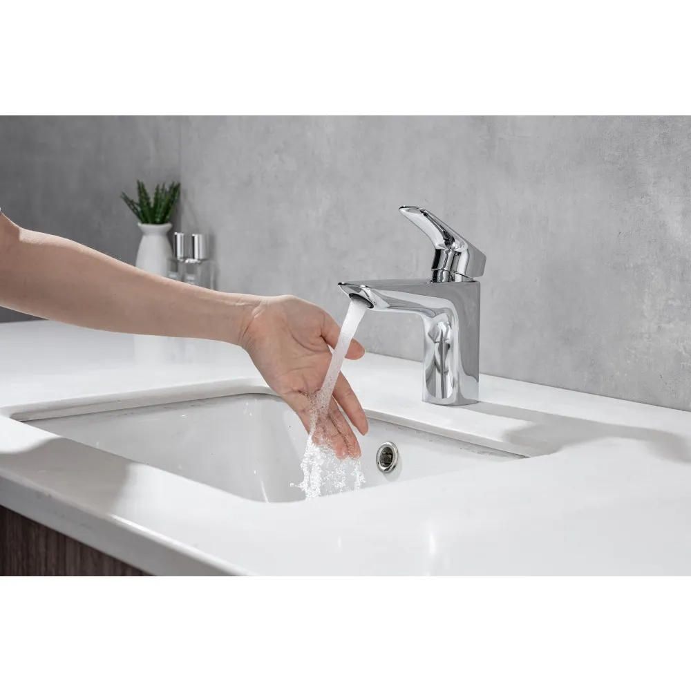 Смеситель для раковины AQUATEK ВЕГА 97 без донного клапана, AQ1010CR