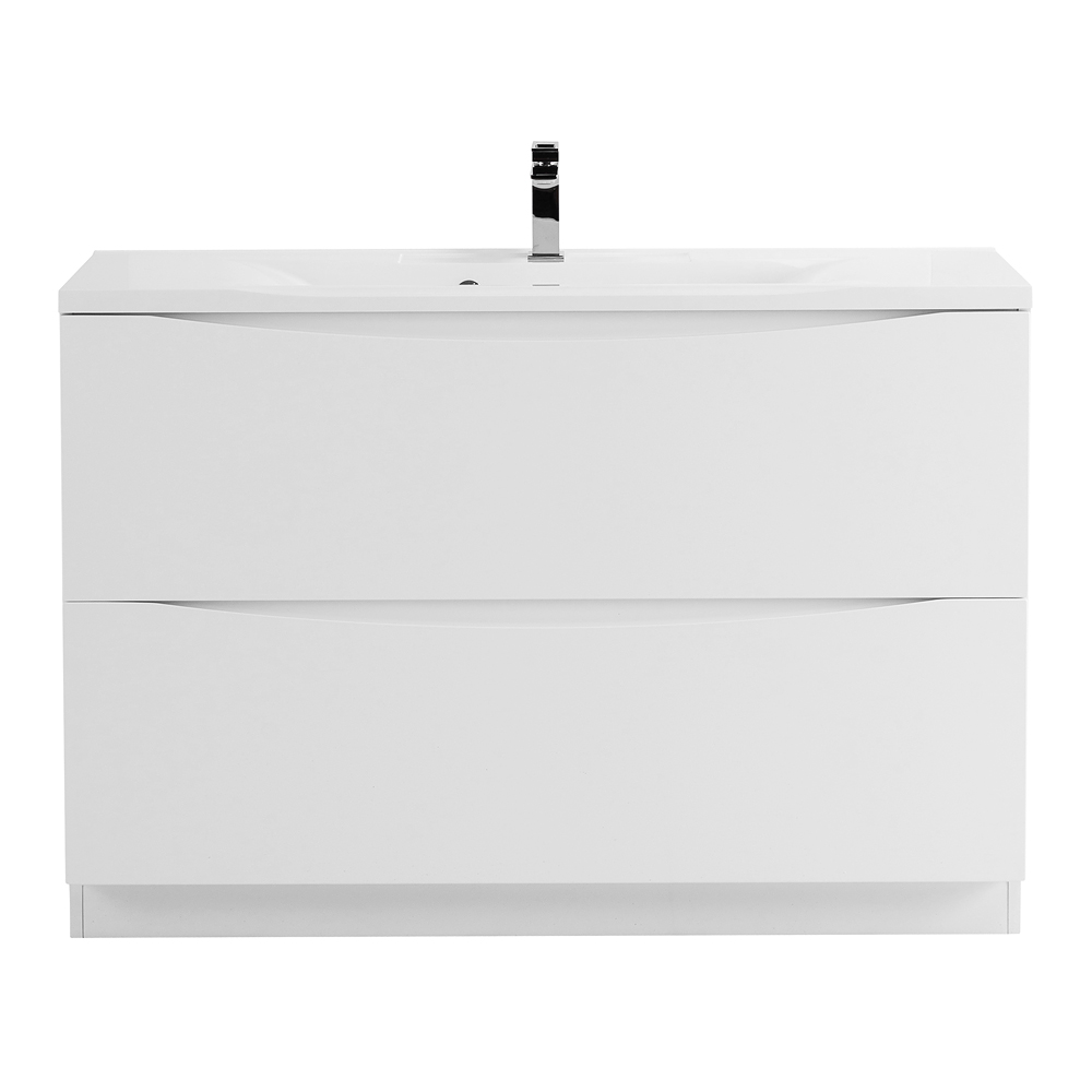 База под раковину напольная BelBagno Marino 1200х805х450 мм, Bianco Lucido (MARINO-1200-2C-PIA-BL-P)