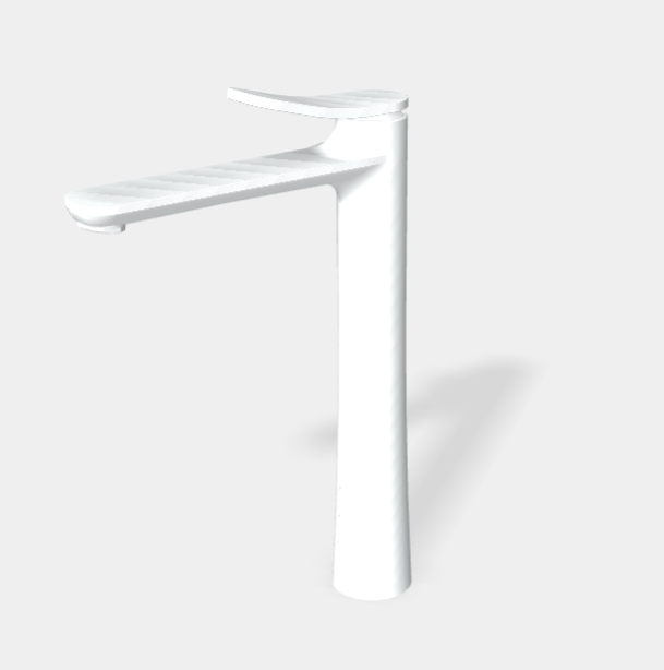 Смеситель для раковины Fima Carlo Frattini Flo', белый матовый (F3801/HBS)