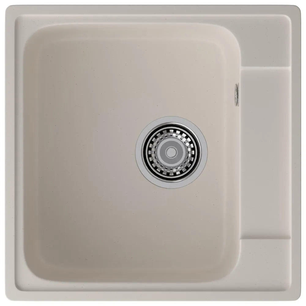 Кухонная мойка GranFest QUARZ 48, белый