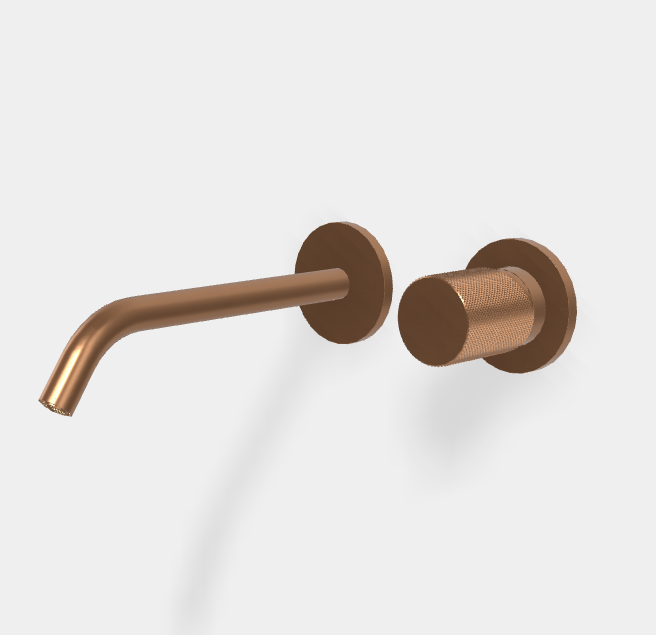 Смеситель для раковины Fima Carlo Frattini Spillo Tech, G Collection, бронза брашированная янтарная (F3051TWLX8GZS)