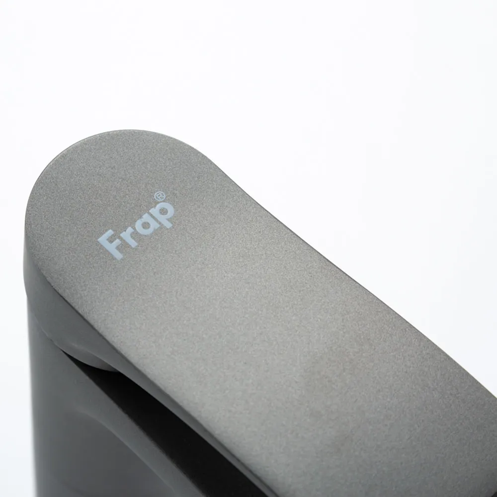 Смеситель для раковины высокий Frap F1075-219, графит