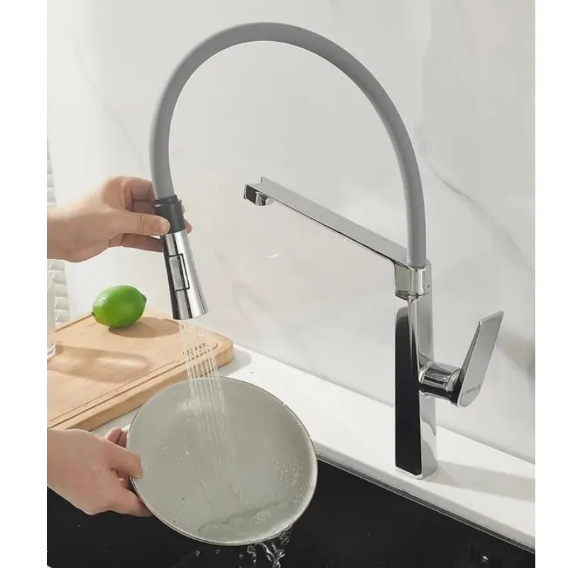 Смеситель для кухни HAIBA гибкий (HB73827)