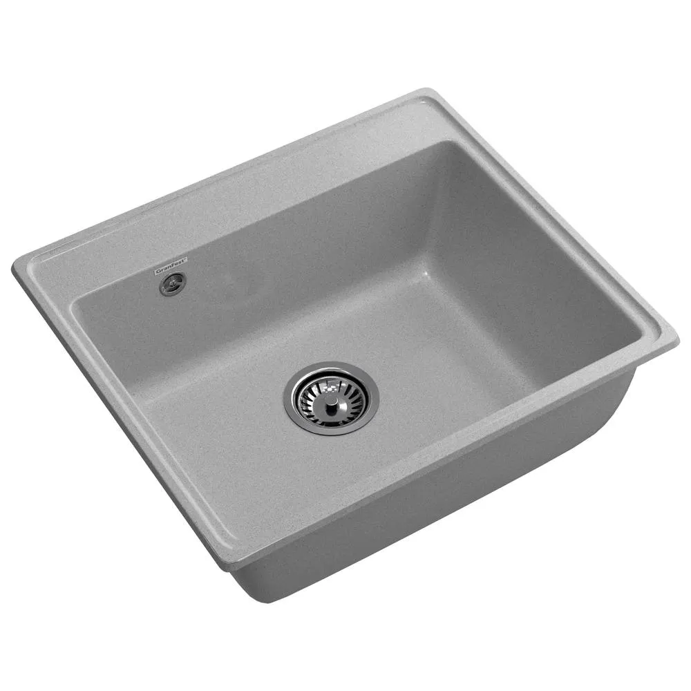Кухонная мойка GranFest VERTEX 580, серый