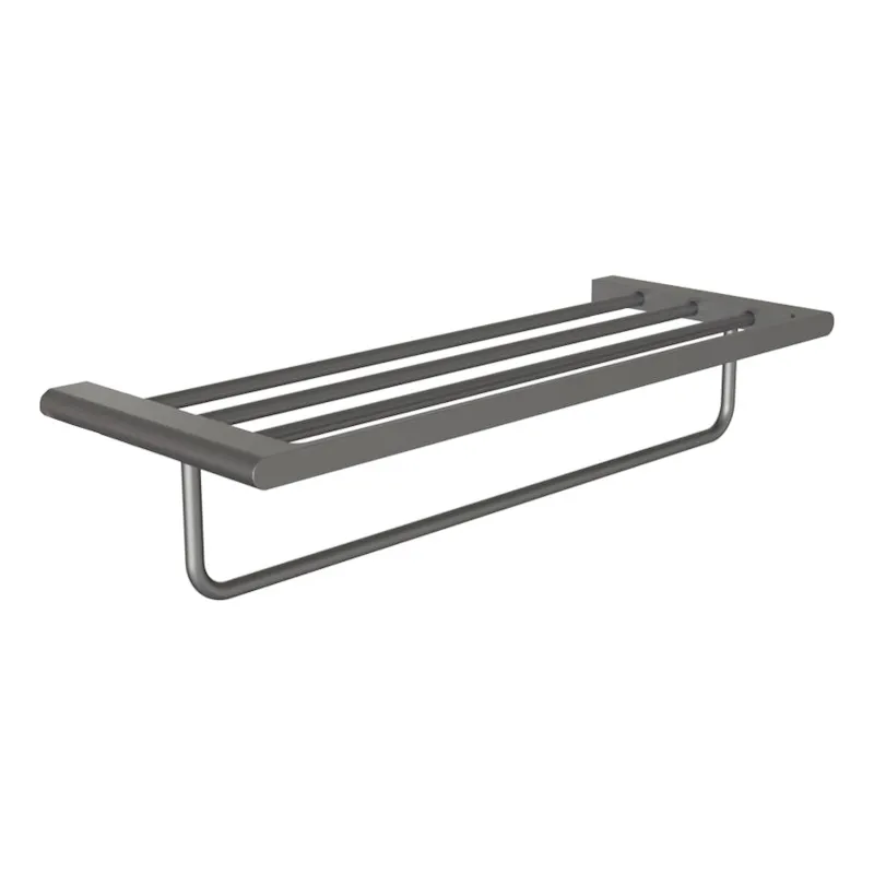 Полка для полотенец Knotlor TR101GM, оружейная сталь