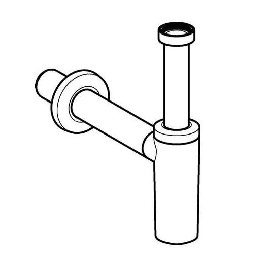 Сифон для раковины Geberit Uniflex хром глянцевый (151.034.21.1)