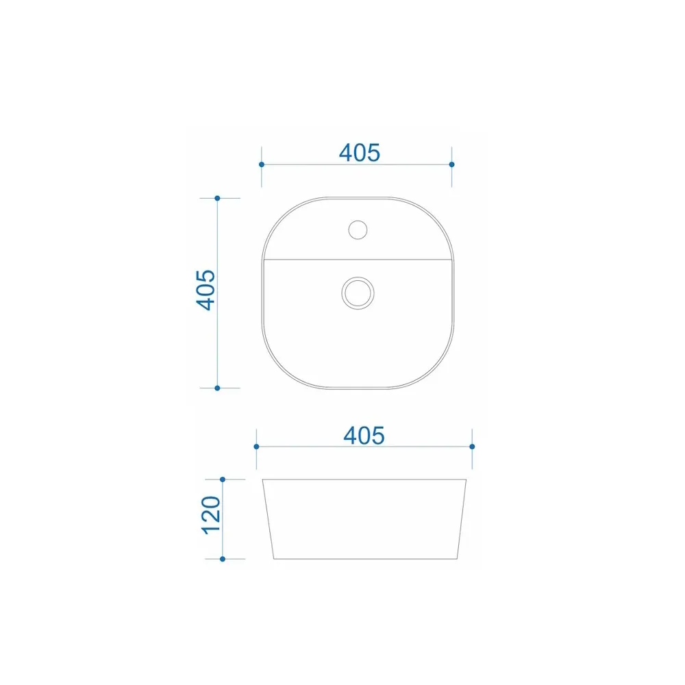 Раковина чаша Maretti FL13NS88-844, белая