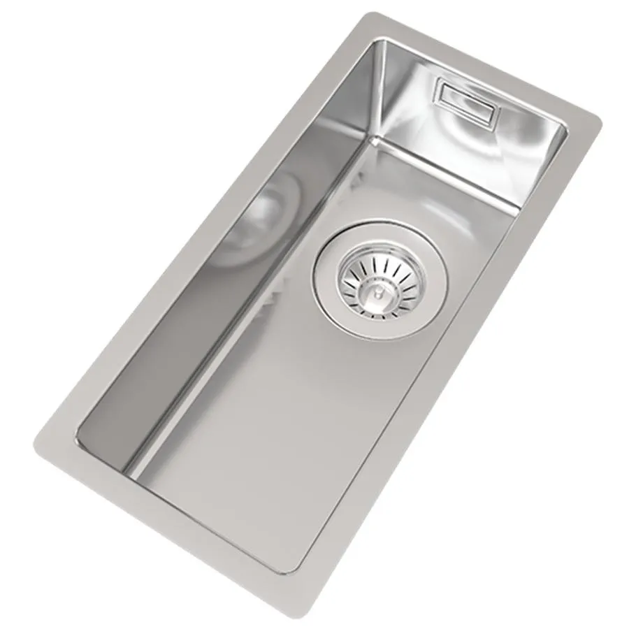 Кухонная мойка Florentina ОПТИМА-HM OHM.170.400.B.10.S.10, нержавеющая сталь