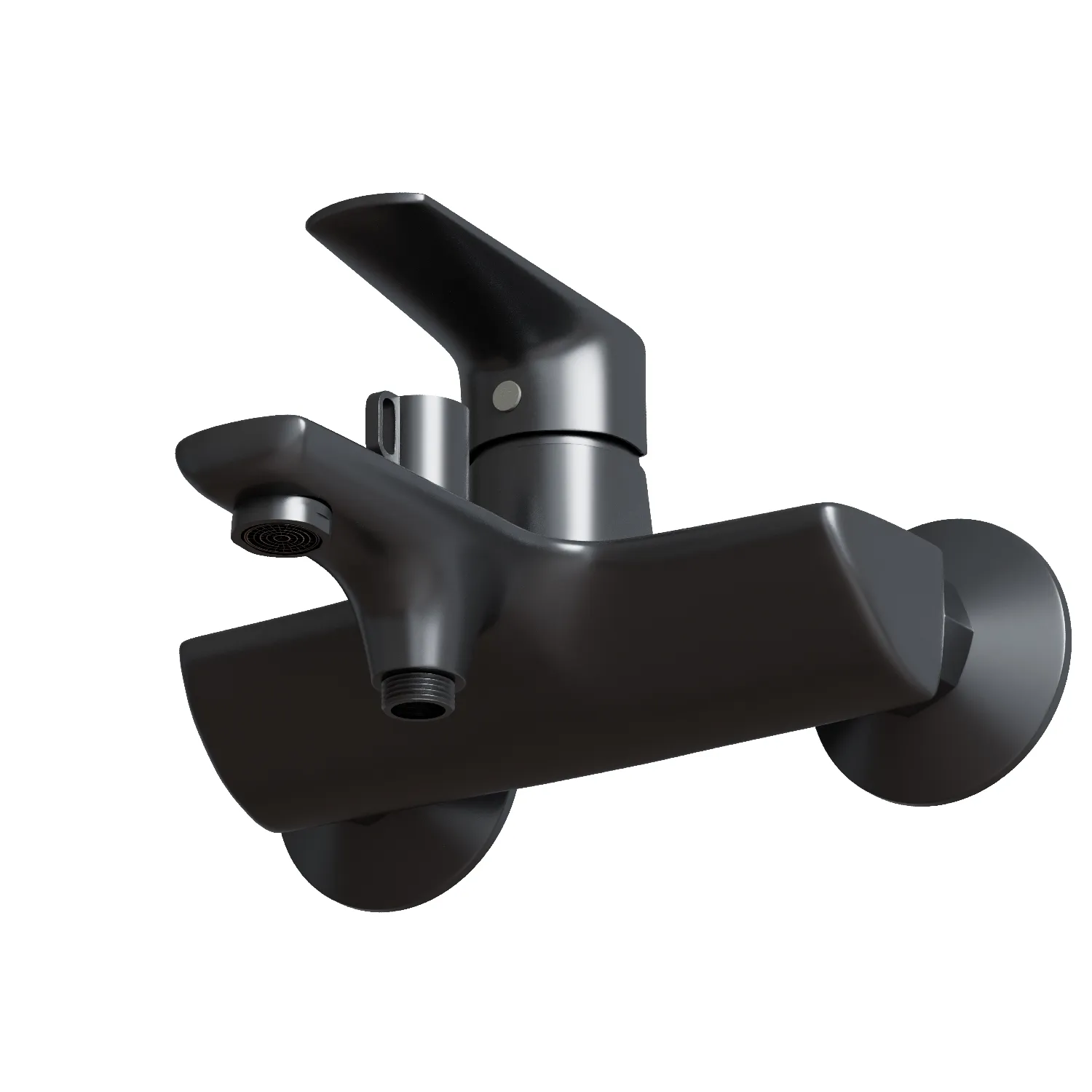 Смеситель для ванны 35k MIXLINE МЛ14-01 (ML14-01GR) ГРАФИТ (556604)