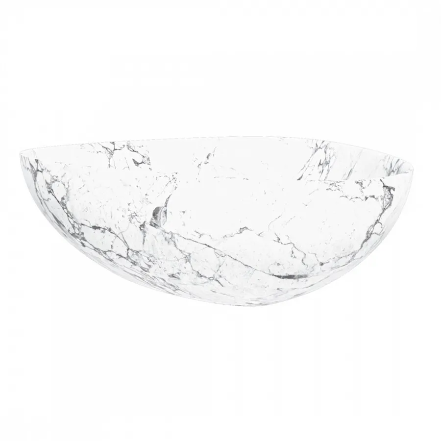 Раковина чаша Maretti EL13NS56-740MR, белый мрамор