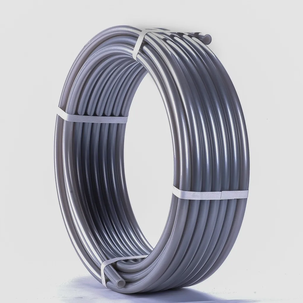 Труба серая Rommer 16x2.2 из сшитого полиэтилена PE-Xa/EVOH в бухте 500 м (RPX-0001-501622)