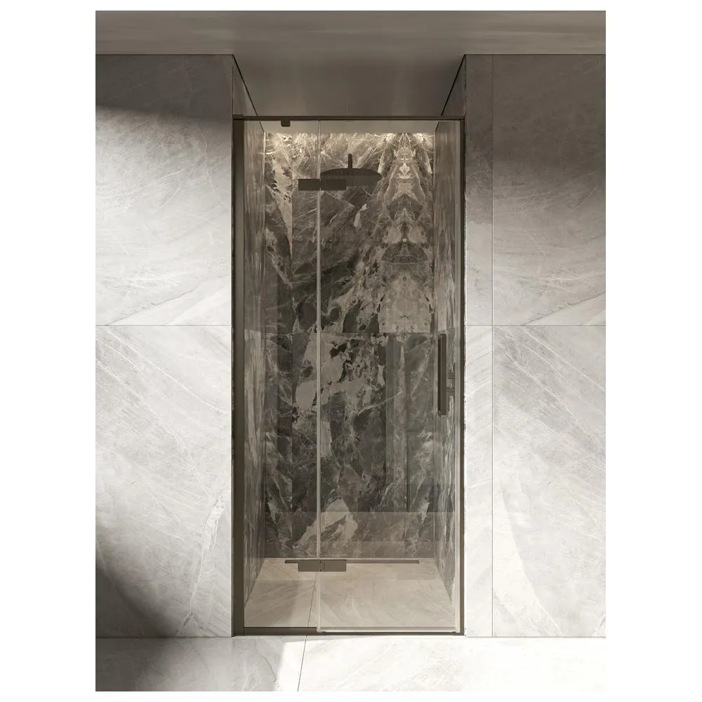 Душевая дверь в нишу Knotlor HDIP090CG0GM 90х200, оружейная сталь