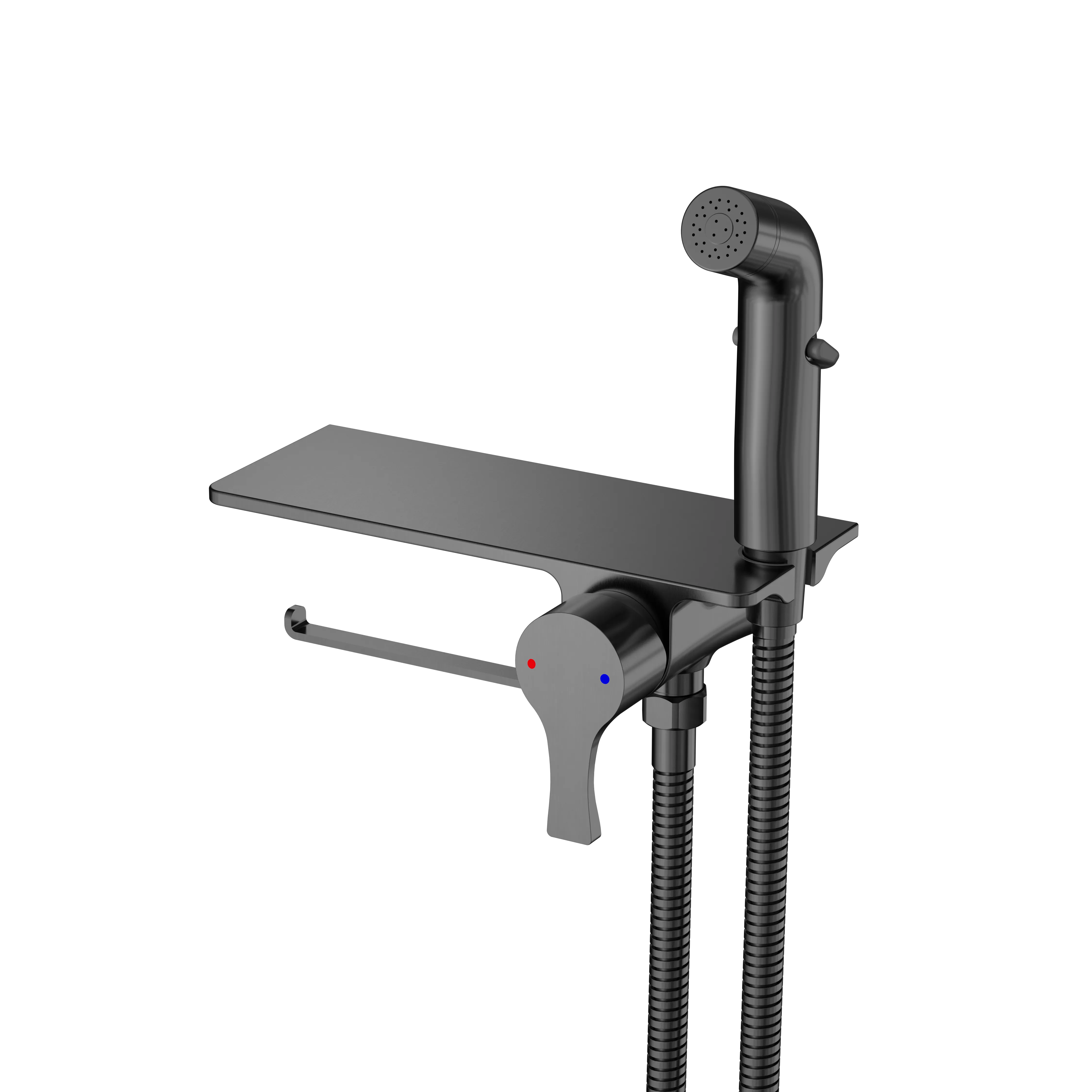 Смеситель Haiba  гигиенический цвет: оружейная сталь (HB5522-3)