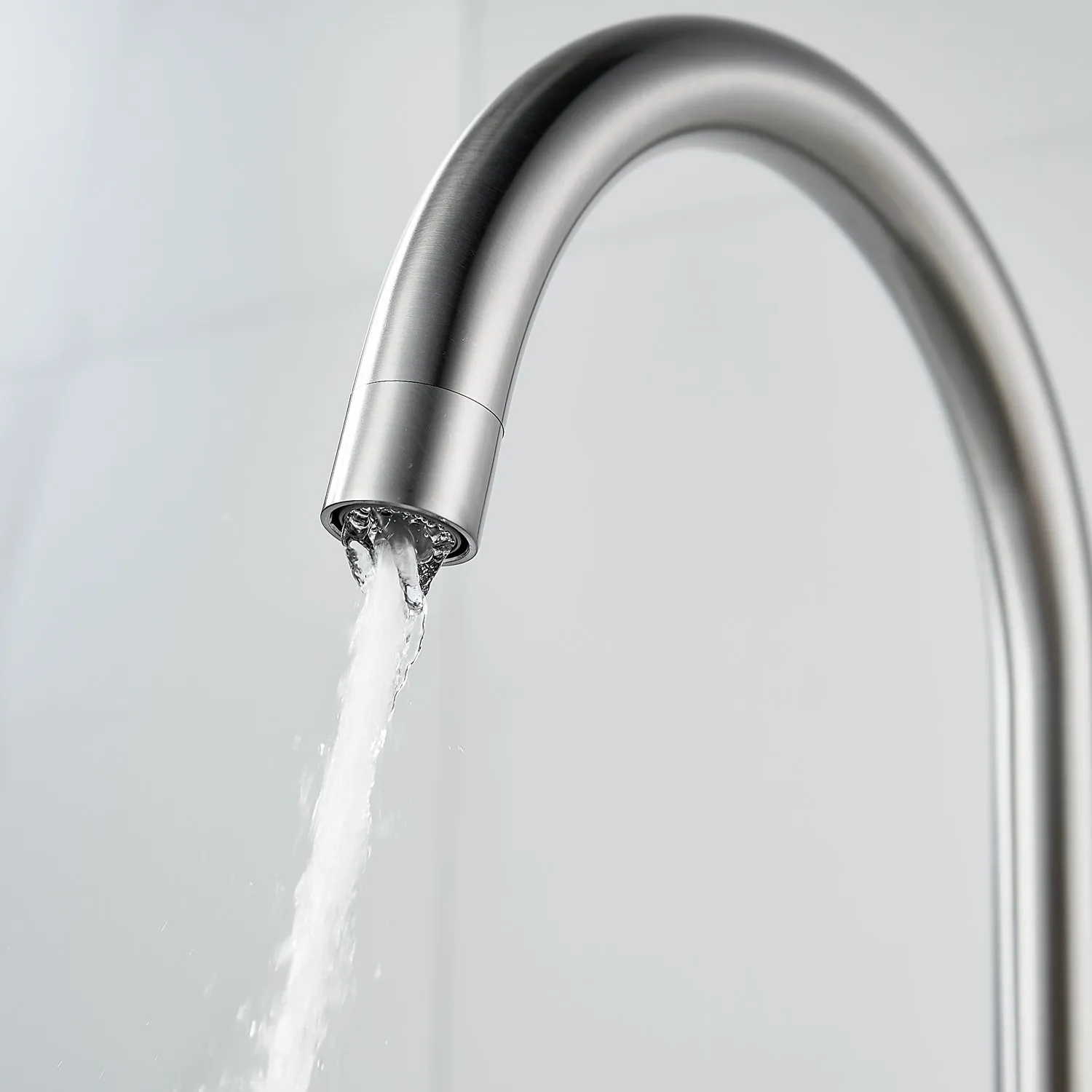 Смеситель для кухни с подключением фильтра воды Raffine F108L, сатин