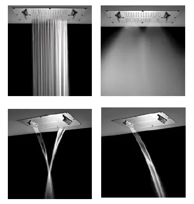 Многофункциональная душевая сиситема Carimali Mydream 700х500, чёрный матовый (23070XN/S-NEOP)