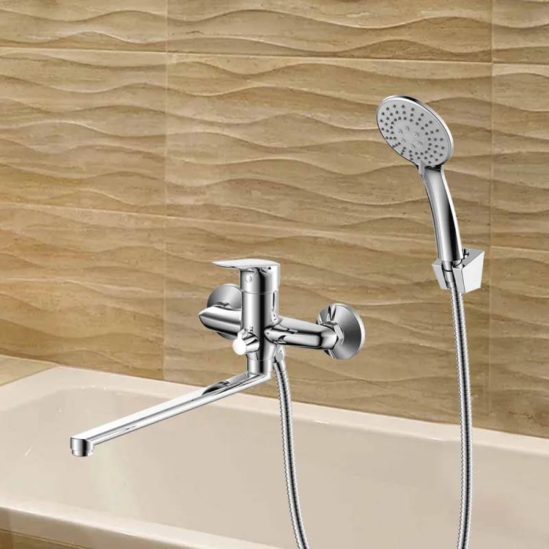 Смеситель для ванны WesnaArt ASTRA AST19-320, хром