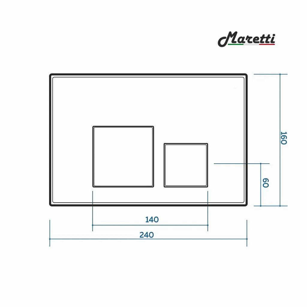 Комплект Maretti 3 в 1: унитаз EA10PBM73-844, инсталляция AC11P5211, кнопка AC12KA-560
