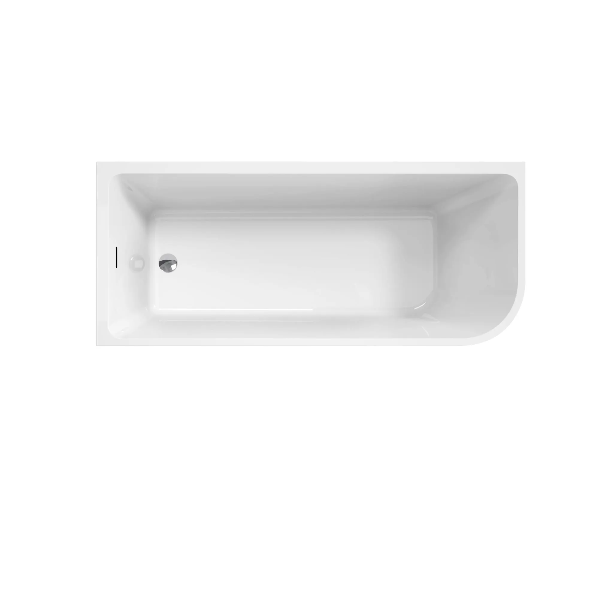Акриловая ванна BelBagno 170x73, белый (BB712-1700-730-L) угловая