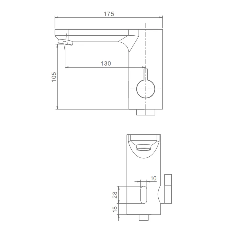 Смеситель для раковины сенсорный Raglo R50.17, хром