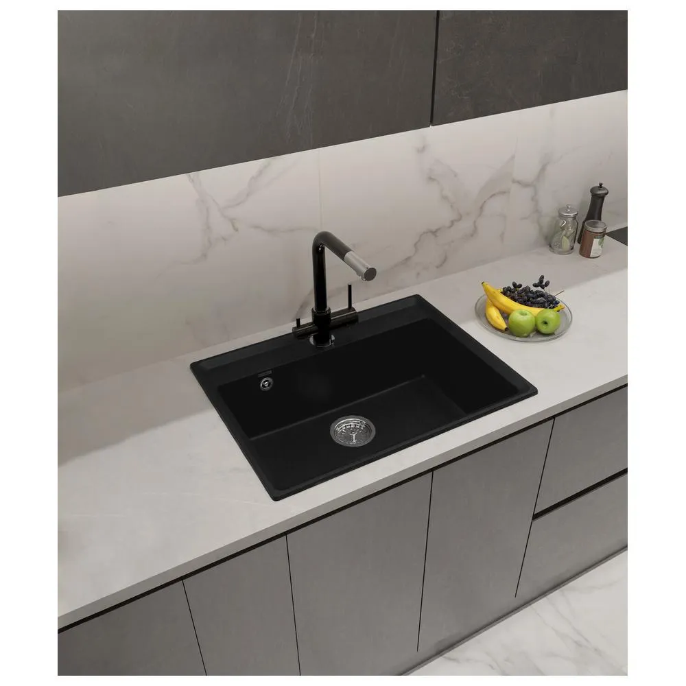 Кухонная мойка GranFest LEVEL 660, черный