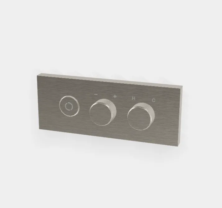 Смеситель для душа Fima Carlo Frattini Switch ON, на 2 потребителя, никель брашированный (F5959X2SN)