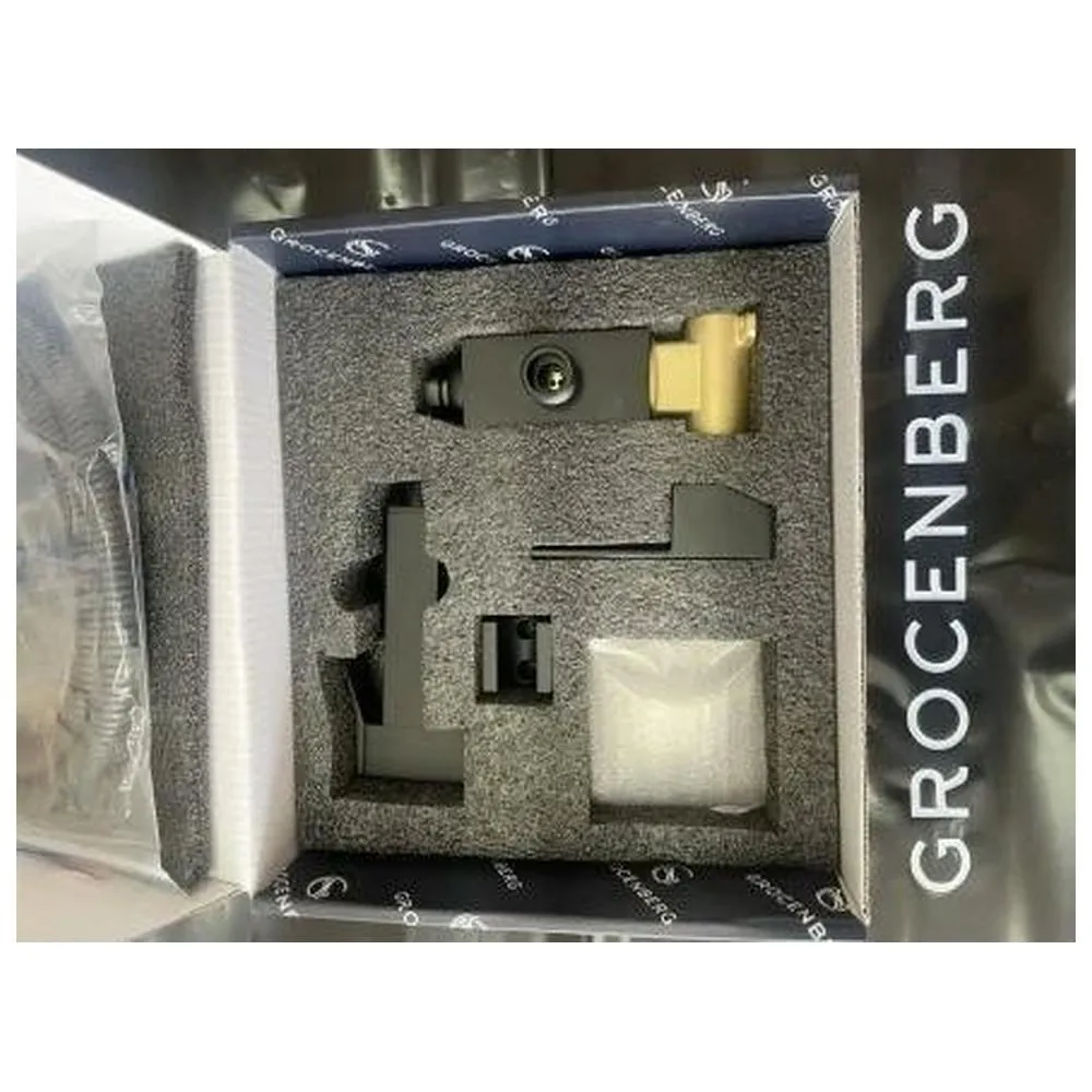 Гигиенический душ со смесителем встраиваемый Grocenberg GB002BL, черный