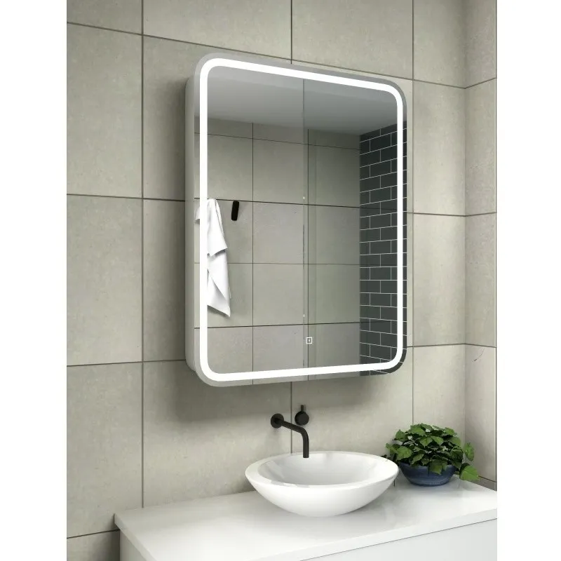 Зеркало-шкаф с LED подсветкой Relisan ANGELICA Гл000024694, 60x80